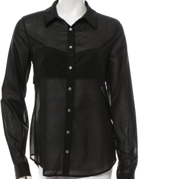 T by Alexander Wang black button down - Picture 2 of 4